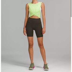 Fast & Free High Rise Short Black 8” long